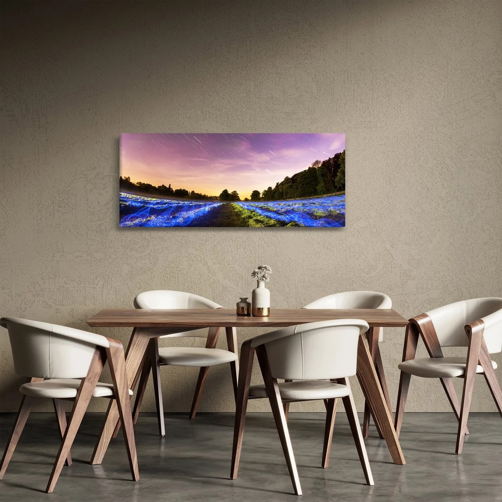 Színes mező képe (120x50 cm)