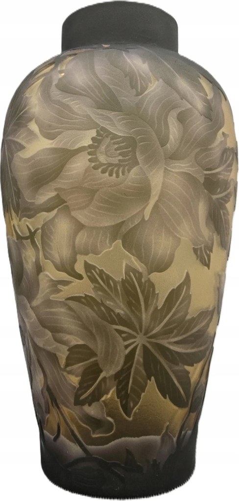 Zöld üveg virág váza üveg színes lakberendezés ajándék