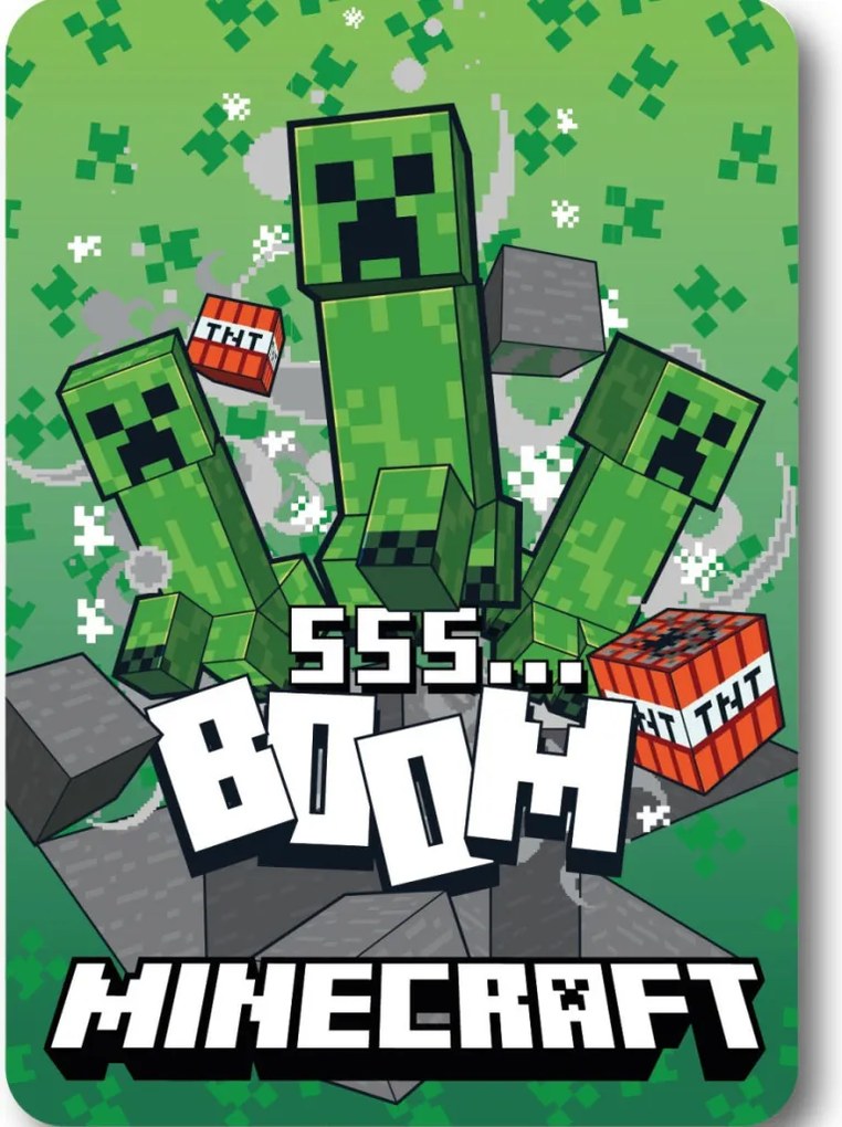 Minecraft SSS Boom polár takaró 100x140cm