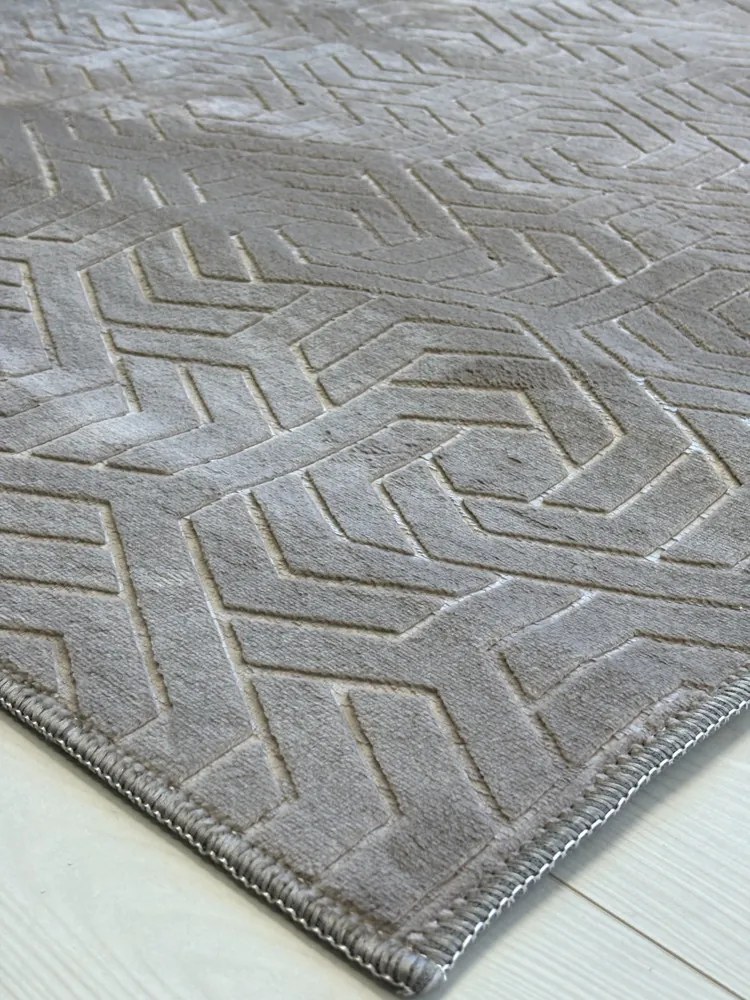 Dinasru szürke shaggy szőnyeg150x220 cm