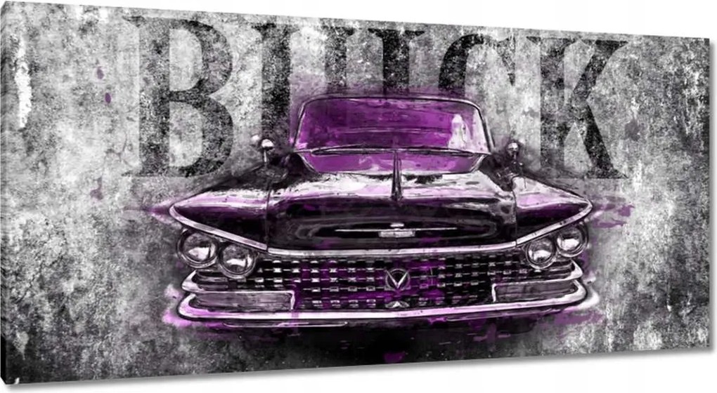 Vászonkép 115x55 Lila Buick