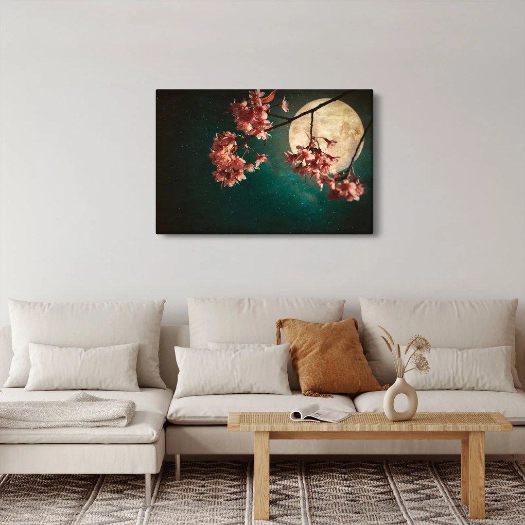 Kép - Sakura teliholdkor (90x60 cm)