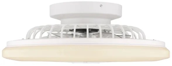 Globo 03628 - LED Dimmelhető mennyezeti lámpa ventilátorral LED/30W/230V + távirányító