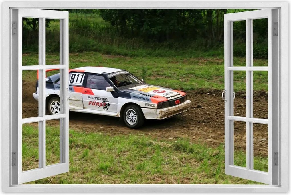 Poszterek 90x60 Audi Quattro az úton