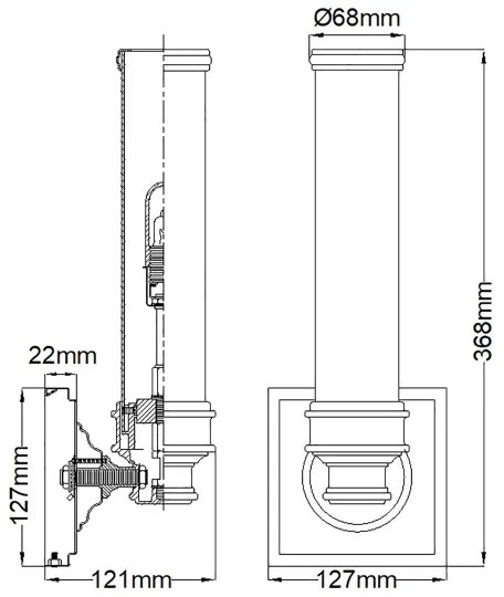 Elstead FE-PAYNE1-BATH -LED Fürdőszobai fali lámpa PAYNE 1xG9/3W/230V IP44