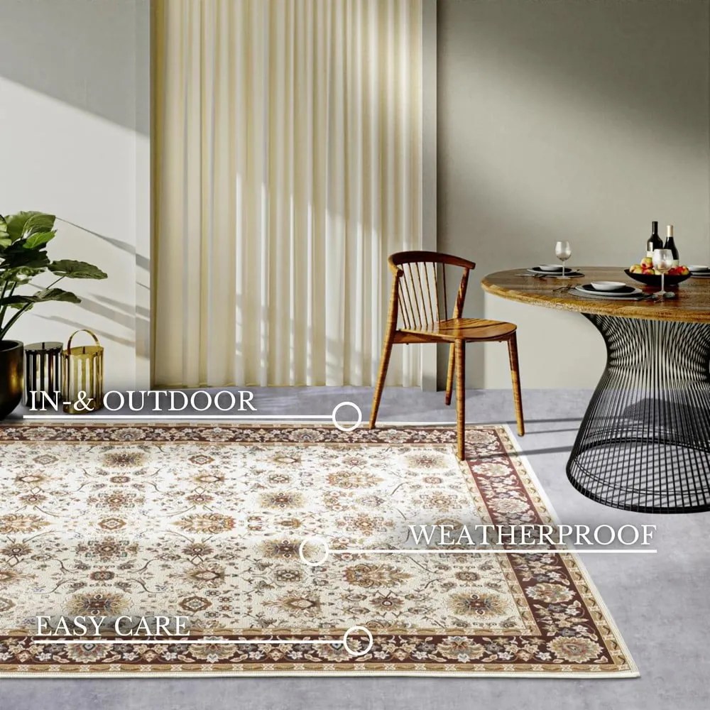 Krémszínű kültéri szőnyeg 160x235 cm Nicolas – Villeroy&amp;Boch