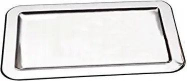 Tálaló tálca, rozsdamentes acél, 36 x 25 cm