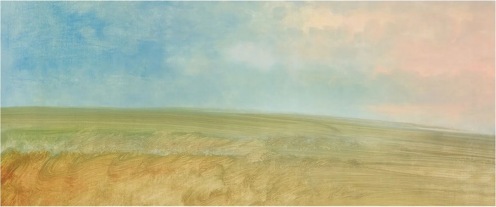 Flizelin tapéta falra Prémium pasztell mezők 250x104