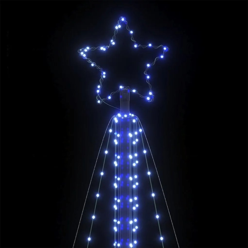 kék LED karácsonyfa 861 LED 478 cm