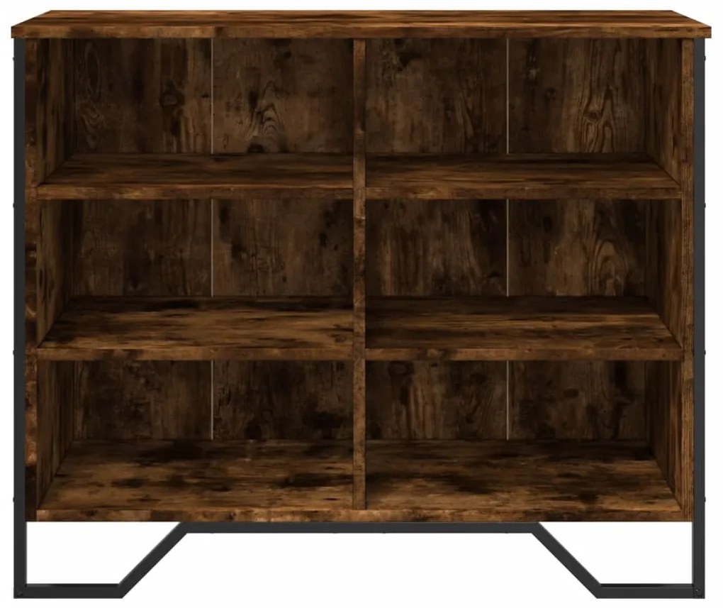 sonoma tölgy színű szerelt fa tálalószekrény 91 x 35,5 x 74,5cm