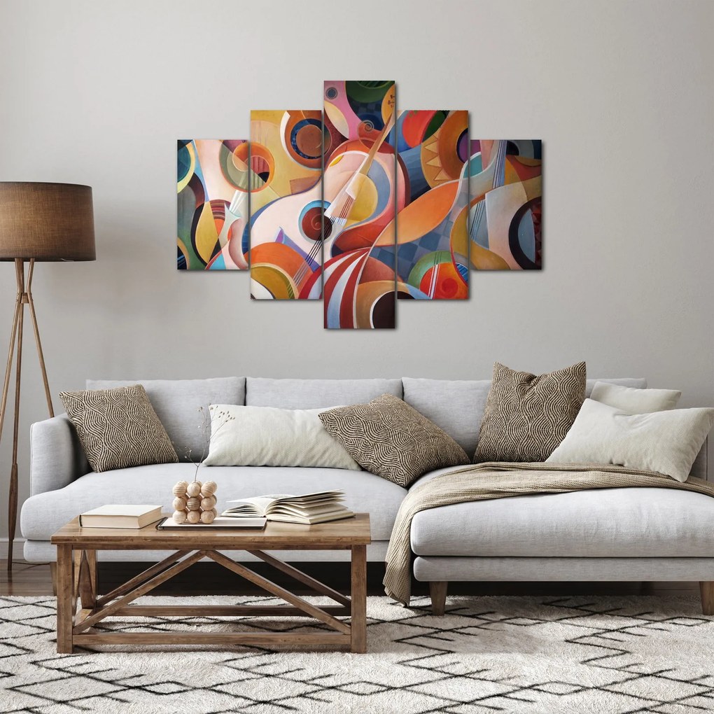 Kép - Zenei absztrakt (150x105 cm)