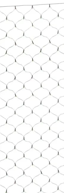 színes kültéri hálós karácsonyi világítás 306 LED-del 3 x 3 m