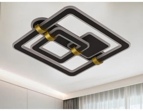 LED Dimmelhető mennyezeti lámpatest LED/140W/230V 3000-6500K + távirányító