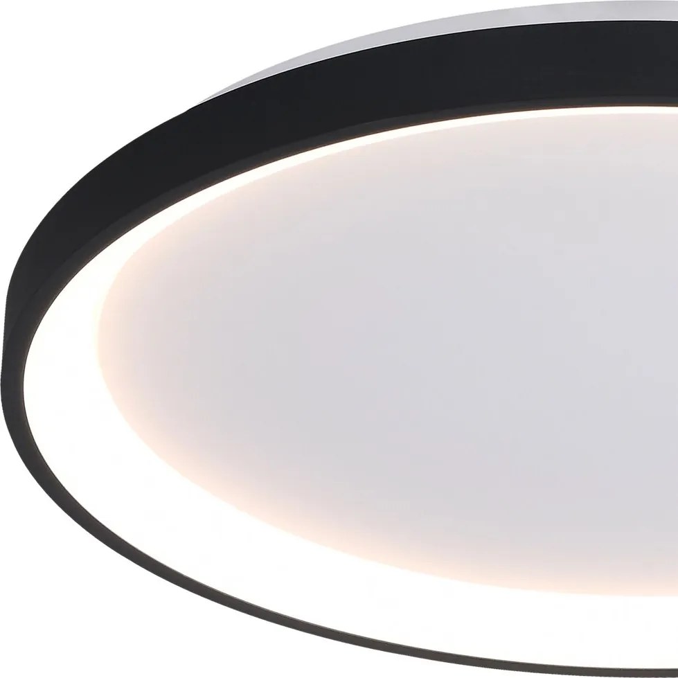 Italux modern mennyezeti lámpa raden fehér fekete itxcln-3151-m-bk