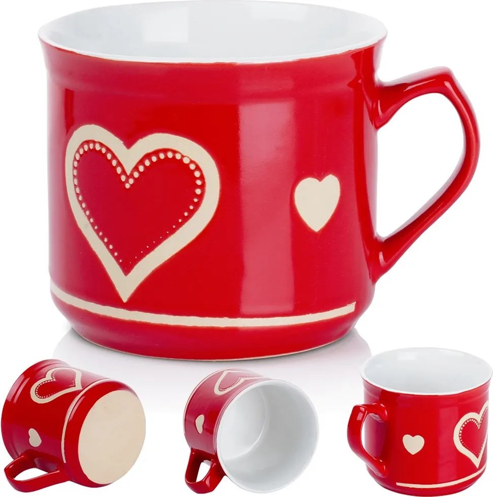 Nagy Kerámia Ivópohár Gyógynövények Kávé Csokoládé Melegítő XL