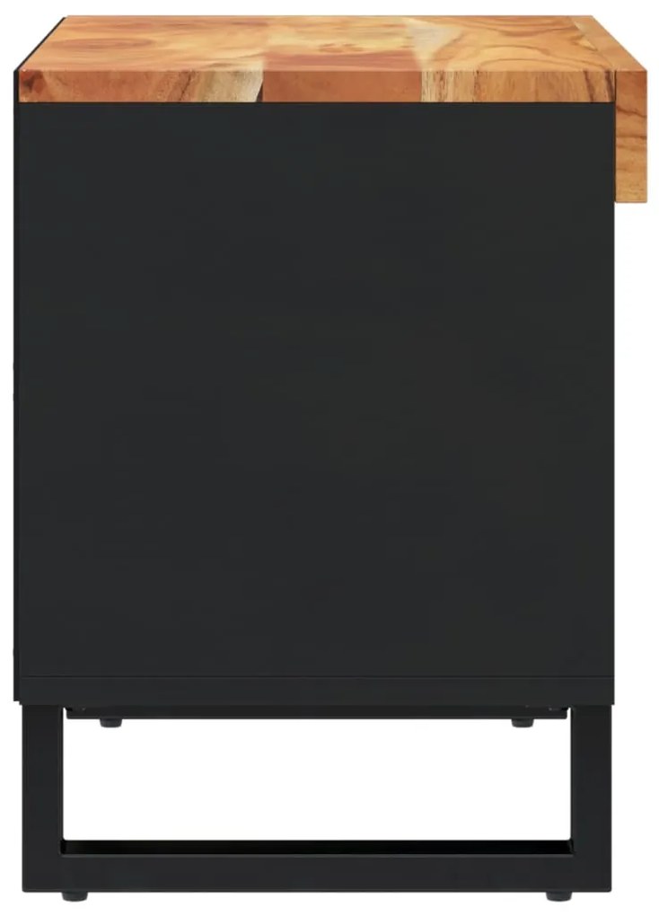 tömör akácfa TV-szekrény 60 x 33 x 43,5 cm