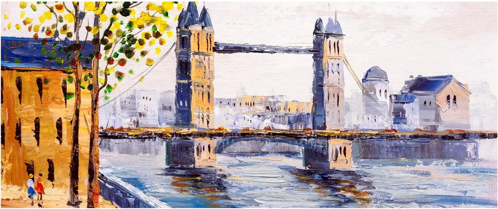 Kép - A város festménye (120x50 cm)