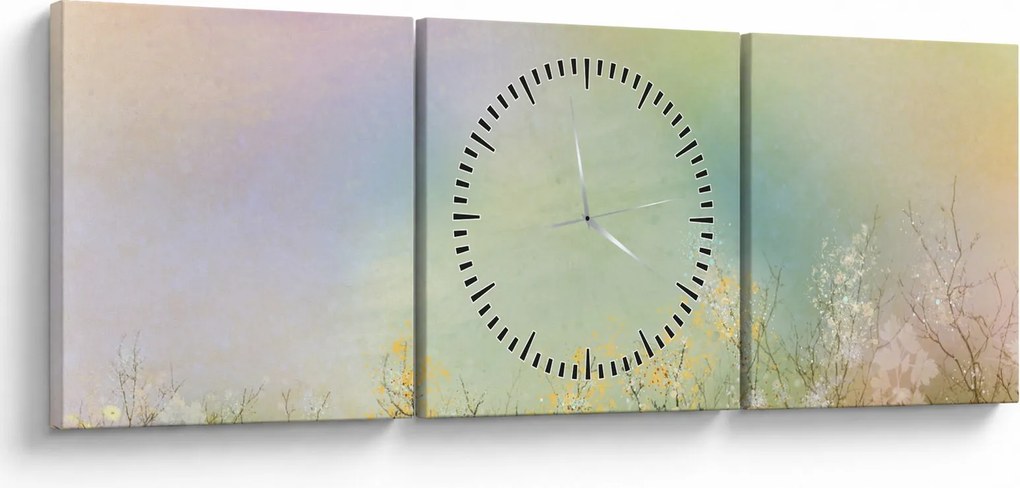 Kép - Festett rét 2 (órával) (90x30 cm)