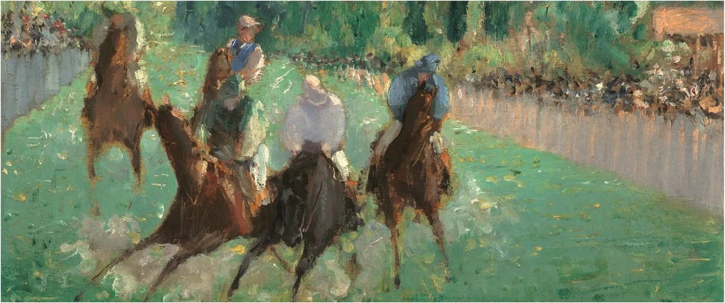 Kép - Edouard Manet, At the Races, reprodukciók (120x50 cm)