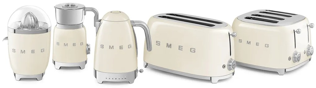 50's Retro Style vízforraló 1,7l LED indikátor krémszínű - SMEG