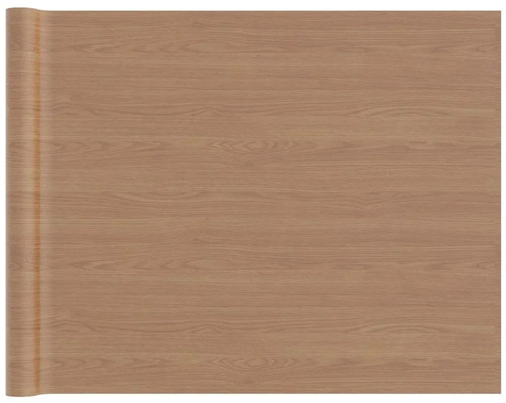 2 db világos tölgyszínű öntapadó PVC ajtófólia 500 x 90 cm