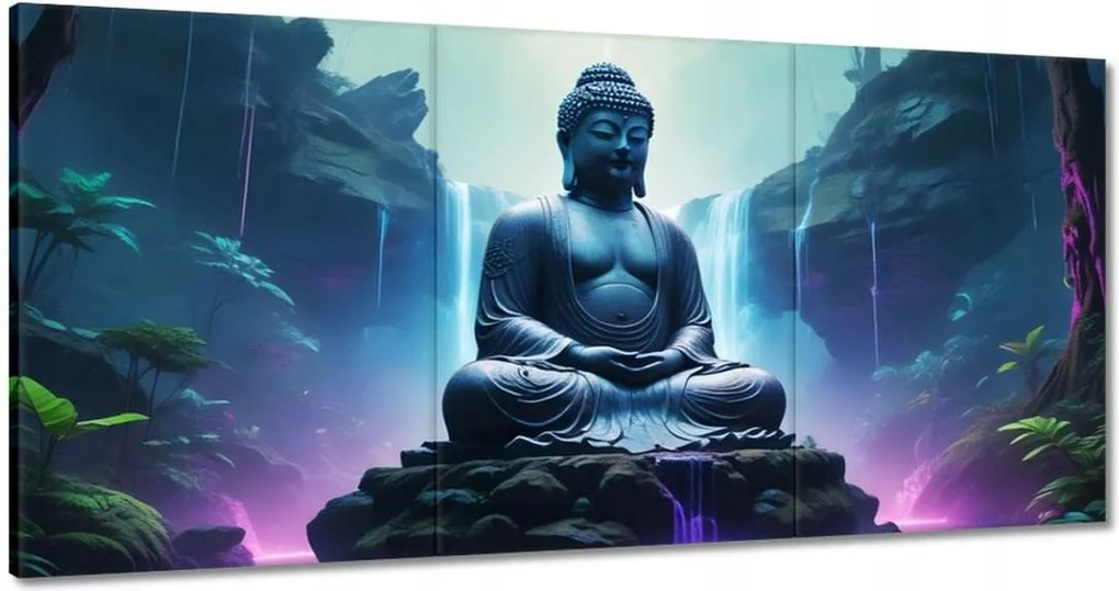 Vászonkép 60x30 Buddha és meditáció