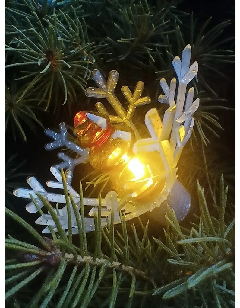 Astra LED mini fa Fényfüzér színes, 20 izzó