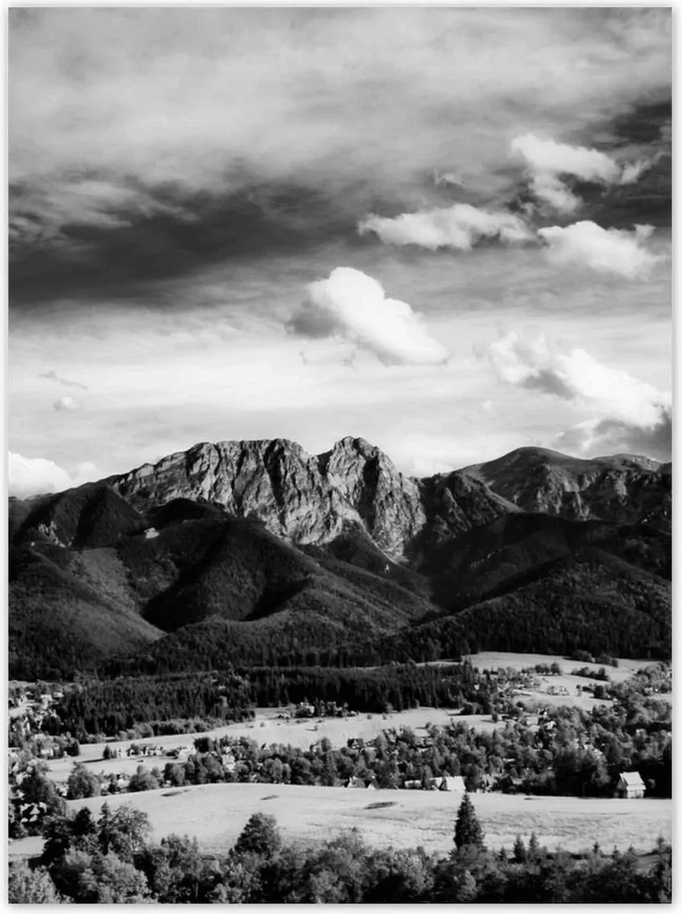 Poszterek 100x135 Tátra Lengyel hegyek Kilátás