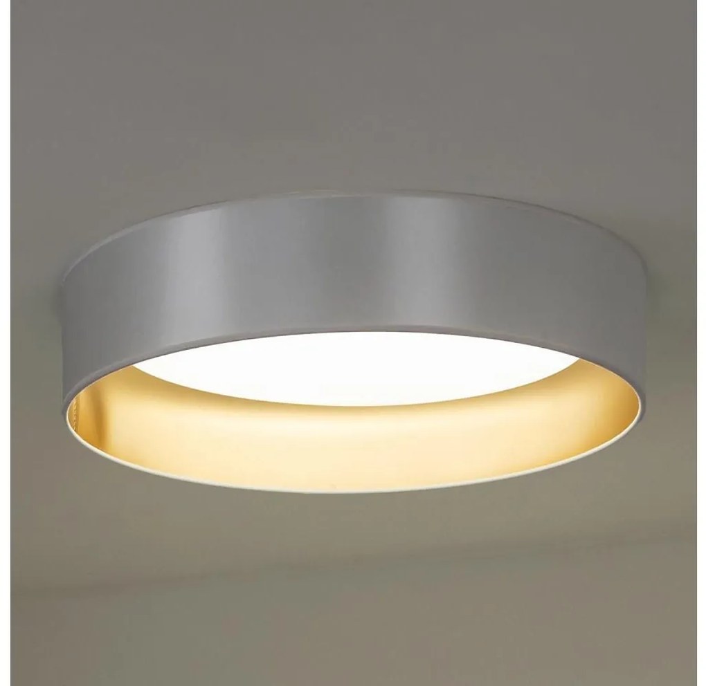 Duolla - LED Mennyezeti lámpa ROLLER LED/24W/230V átm. 45 cm ezüst/arany