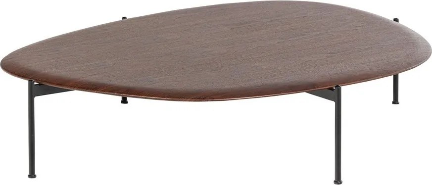 Sötét natúr színű dohányzóasztal 97x121 cm Kota – WOOOD