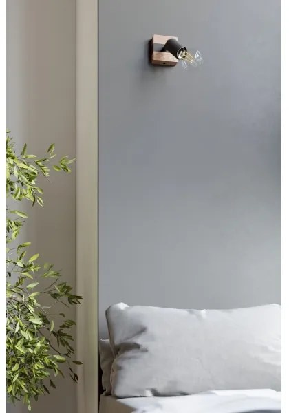 Sollux SL.1295 - Spotlámpa ZUCA 1xE27/15W/230V fekete