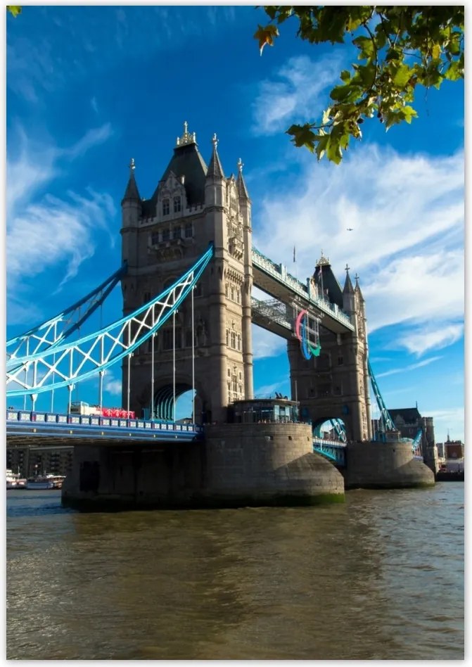 Poszterek 70x100 Tower Bridge az éggel