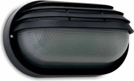 NOVOLUX 107G-G05X1A-02 FAR Modern Kültéri Fali Lámpa Fekete E27 IP44