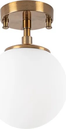Atmaca 10220 vintage fém-üveg függőlámpa, Ø15 cm