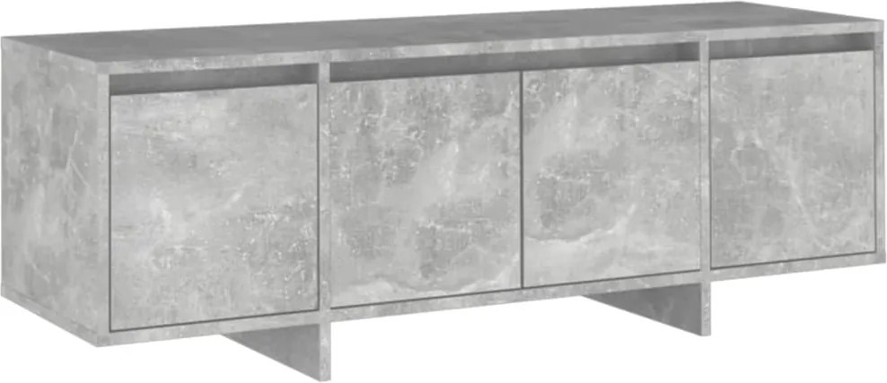 vidaXL betonszürke szerelt fa TV-szekrény 120x30x40,5 cm