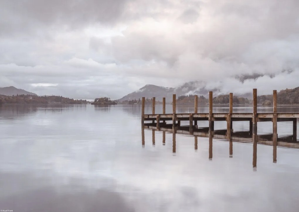 Poszter 42x29,7cm Móló Derwentwaterben, Assaf Frank