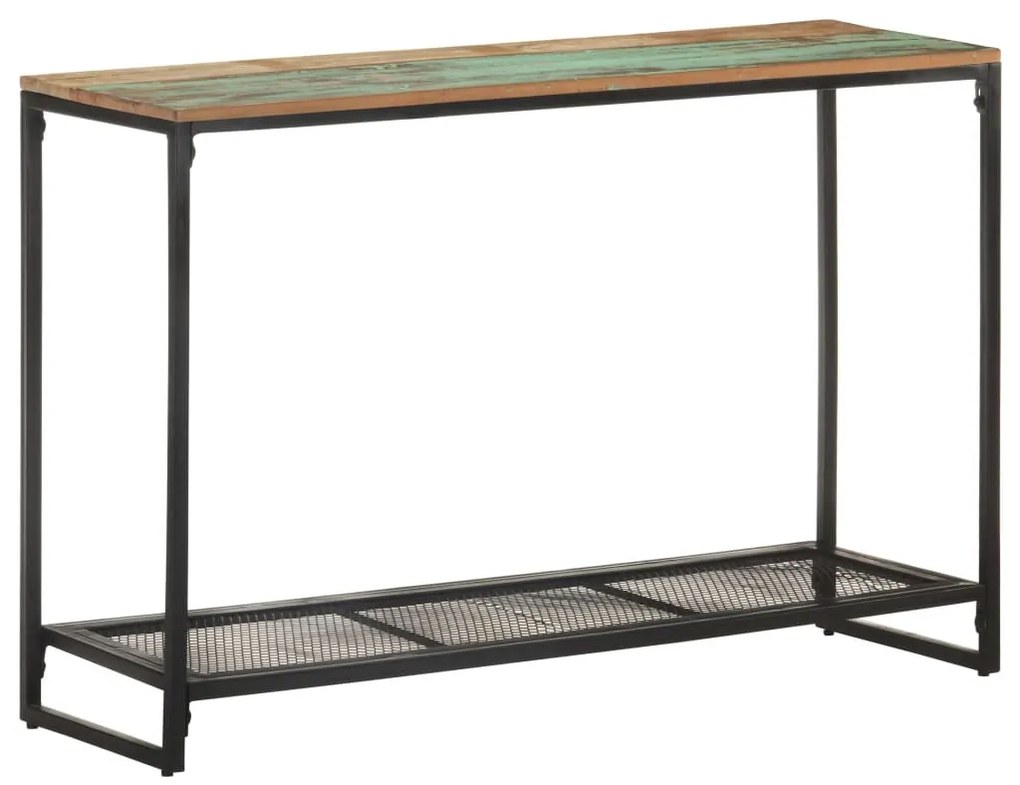 tömör újrahasznosított fa tálalóasztal 110 x 35 x 75 cm