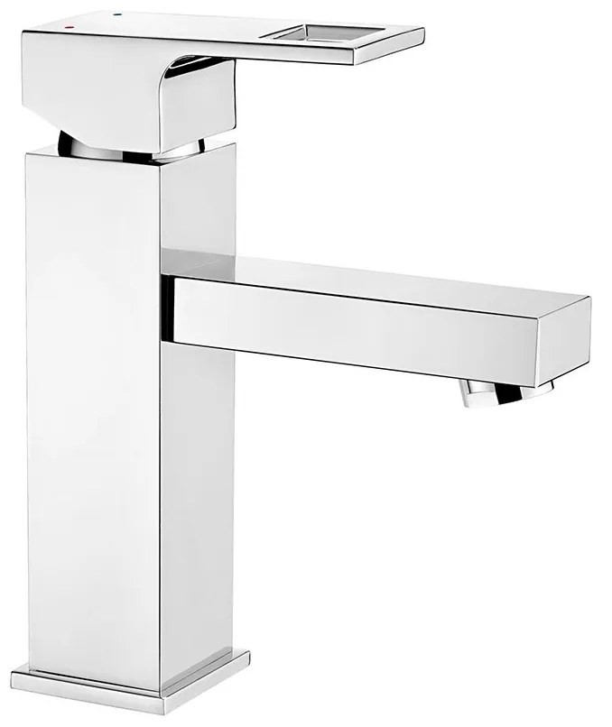 Fürdőszoba bútor Olevaro I (fehér + artisan tölgy) (mosdóval, Platino BCZ 020M vízcsappal és szifonnal). 1104020