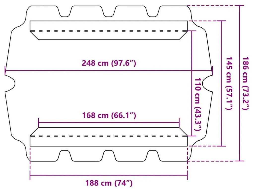 sárga csere ponyva kerti hintaágyhoz 188/168 x 145/110 cm