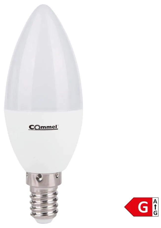 Commel Led izzó C37 4,9W E14 3000K gyertya Izzó