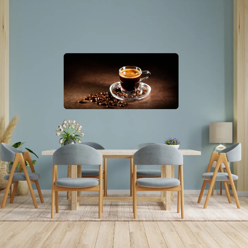 PIPPER. Öntapadós textiltapéta "Kávéscsésze 2"