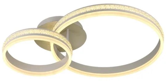 LED Dimmelhető felületre szerelhető csillár LED/110W/230V 3000-6500K + távirányítás