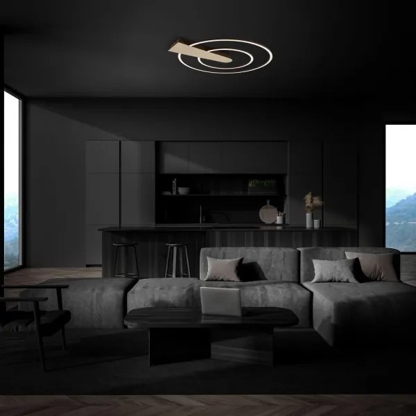 Briloner 3543-017 - LED Dimmelhető mennyezeti lámpa NICO LED/25W/230V arany