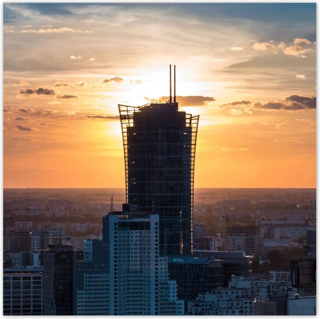 Poszterek 100x100 Varsó Főváros Lengyel