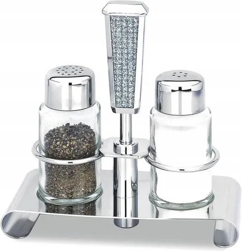 Só- és borsszóró Regent Glitter átlátszó