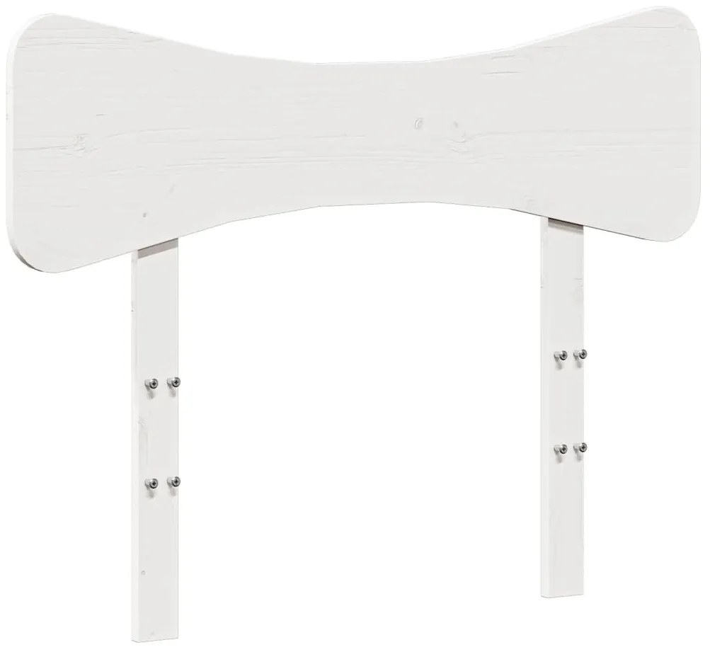 fehér tömör fenyőfa fejtámla 90 cm