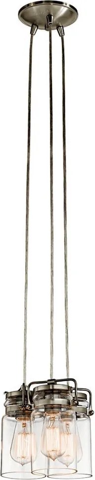 Függeszték Króm Brinley ELSTEAD-KL-BRINLEY3-NI