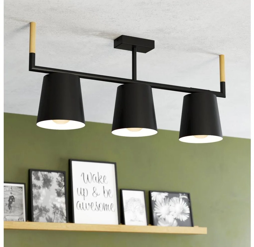 Eglo 43611 - Csillár rúdon LACEY 3xE27/40W/230V