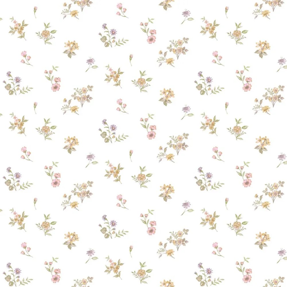 Parato Cristiana Masi Blooming Garden 11 Aria barna-krém virágos vlies tapéta – 8360
