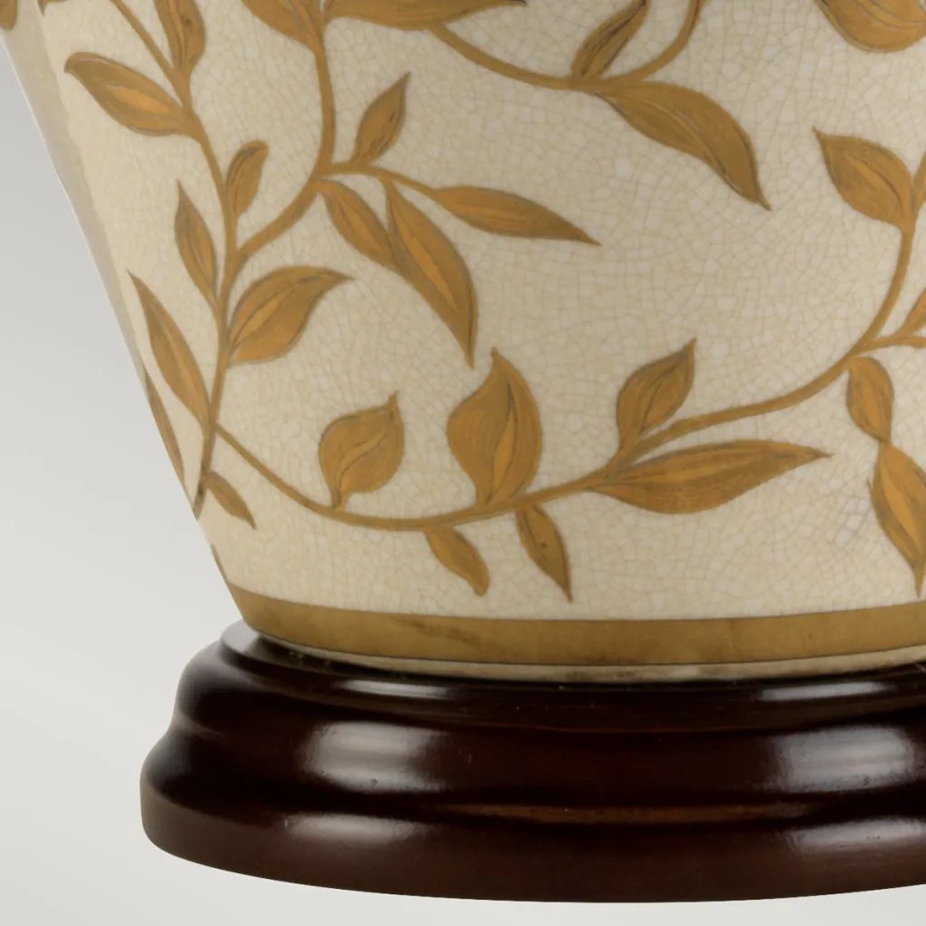 Elstead Lighting Leaves Brown Gold LEAVES-BR-GL-TL Asztali lámpa 1x60W/E27